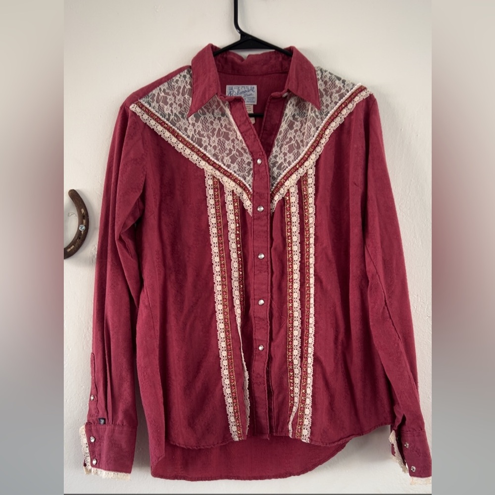 Vintage rock mountranch western shirt
